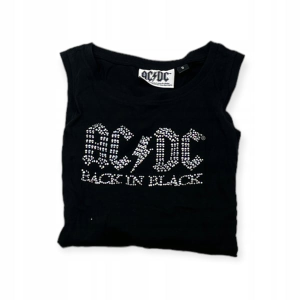 AC/DC rundhalset linneundertrøje til damer, størrelse L