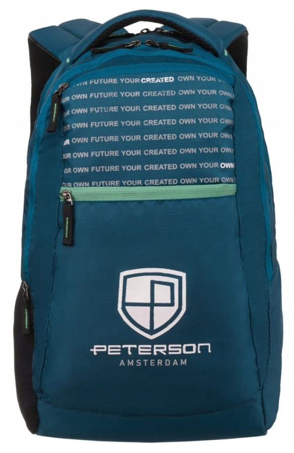 Sporty, rummelig polyesterrygsæk - Peterson