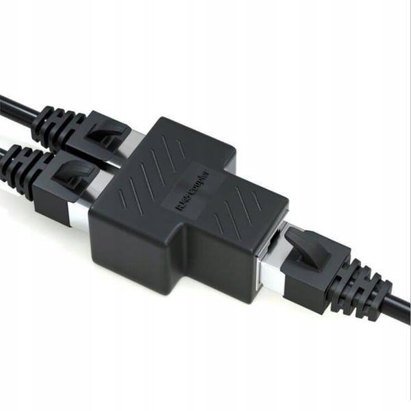 Lanberg-sovitinverkkoliittimen jakaja RJ-45 - RJ-45 X2 suojattu