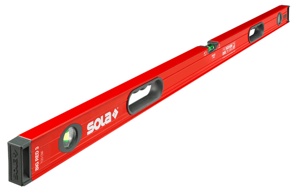 NIVÅ HORISONTELL OCH VERTIKAL INDIKATOR RÖD 3 60 CM - SOL 01214801