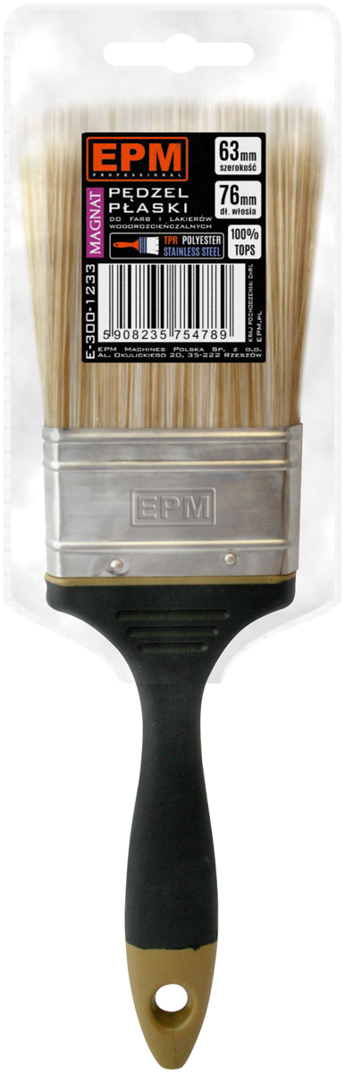Englantilainen litteä harja Magnaatti 76mm 3'' - E-300-1234