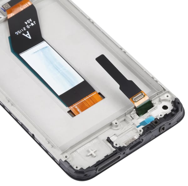 Original Xiaomi Redmi 10 2021 LCD-berøringsskærm med sort ramme