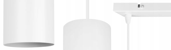 MODERNE LOFTHÆNGELAMPE HVID LED-LAMPE