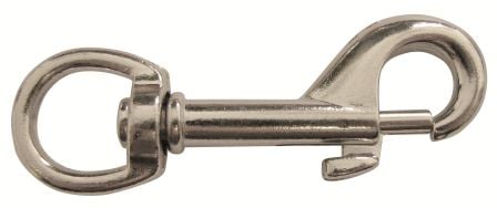 FORNIKKELBELAGT KARABINER 53MM - KAR-53
