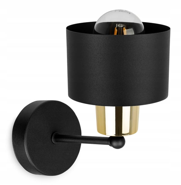 VÆGLAMPE, FIRKANTET LAMPE, LOFTSLAMPE, SORT LED-LAMPE