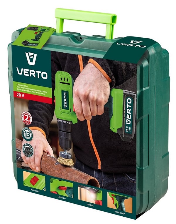 BORETRÆKKER 2*20V LI-ION 1,5 AH KASSE - T 50G291