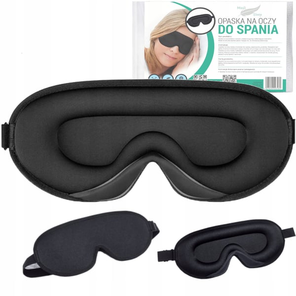 3D-unimaski, 99 % pimennys, säädettävä