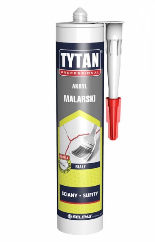 TITAN MALING AKRYL 280ML HVID - SIL AKR 280M