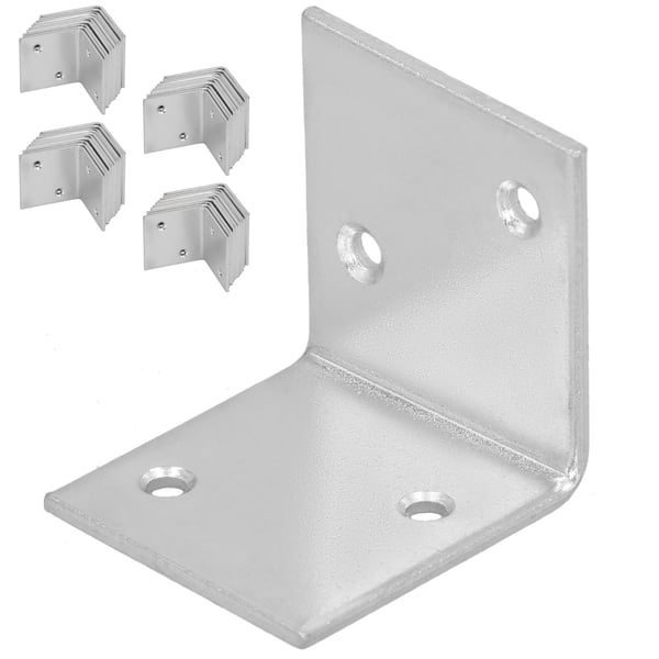 KOTARBAU® Kirvesmiehen kulmaliitin ruostumatonta terästä sinkittyä 35 x 35 x 35 MM 50 kpl:n sarja