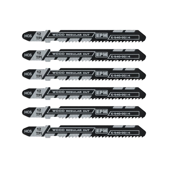 PISTOSAHAN TERÄ 51MM 13TPI PUU T119B 5 KPL - E-540-0014