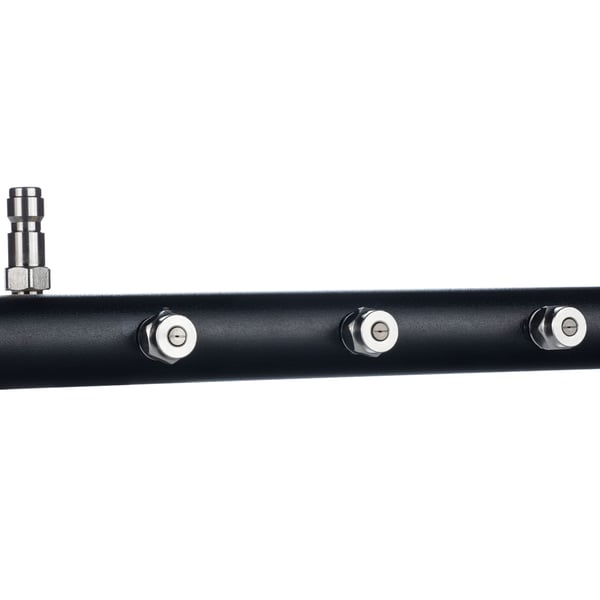 Spollans för underrede 275 bar 7 munstycken 40° snabbkoppling 1/4" 3 lansetter 126 cm