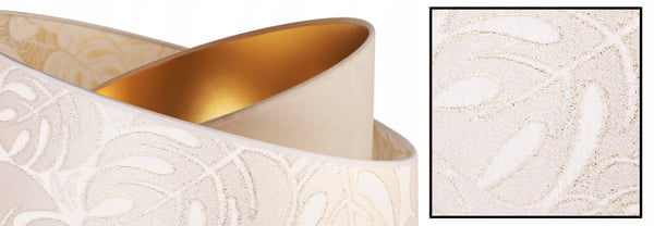 GULVLAMPE MED STÅENDE TRIPOD MØNSTER AF TRÆSKÆRM