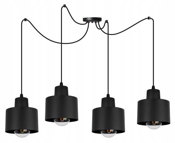 MODERNI KATTOVALAISIN MUSTA LED-VALAISIN