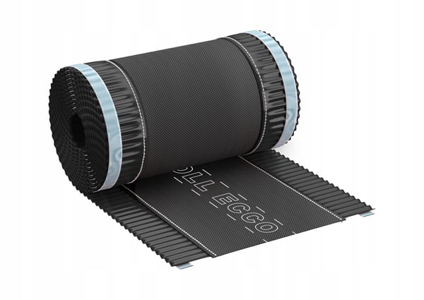 Ecco nockband 310mm x 5m RAL 7021 grå