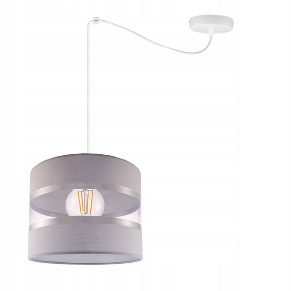 Lofthængende lampe med loftskrone og edderkopskærm