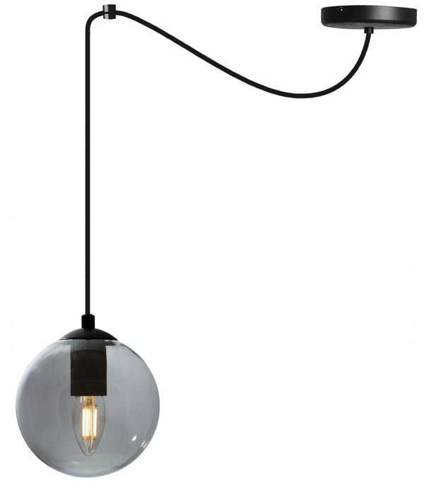 LED-lasipallohämähäkki-kattovalaisin