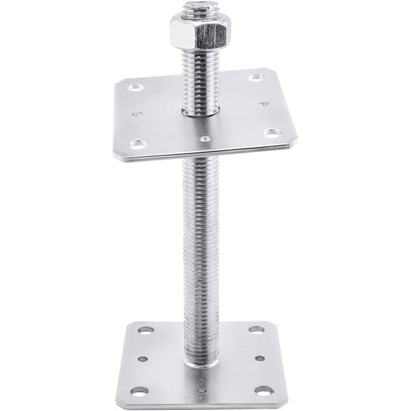Justerbar søjlebund med gevind PSR110 110x110x250 (1)
