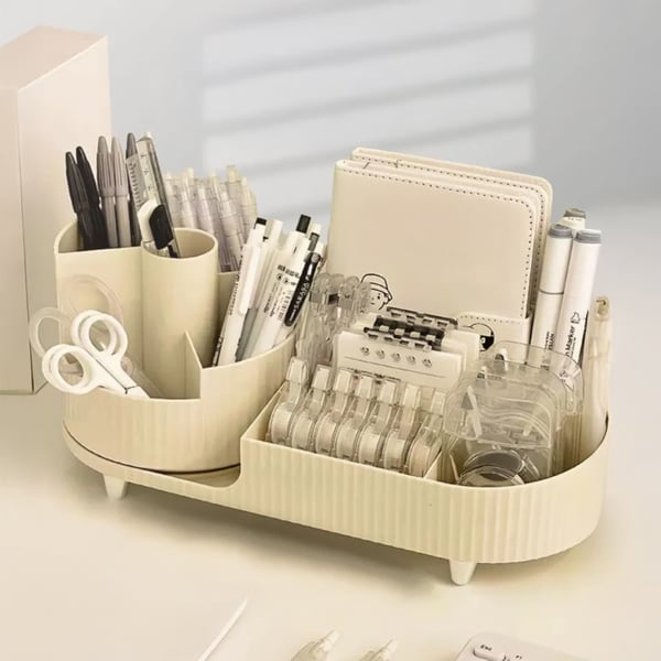 Organizerbeholder roterende æske til pensler, kosmetik, kontor, elegant