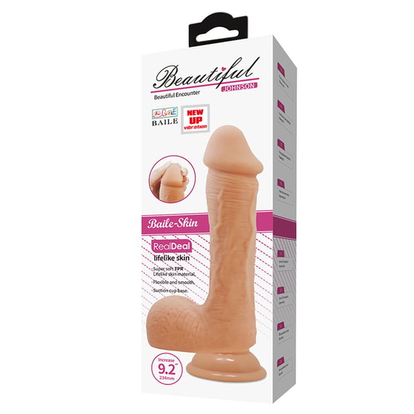 Lybaile dildo smuk elsker smuk johnson 9,2" med vibration Lybaile dildo smuk elsker smuk johnson 9,2" med vibration