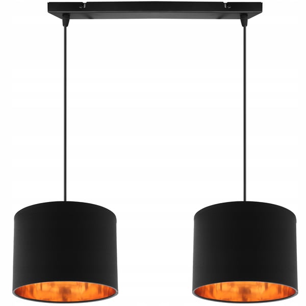 LOFTSLAMPE MED GYLDET LED-SKÆRM