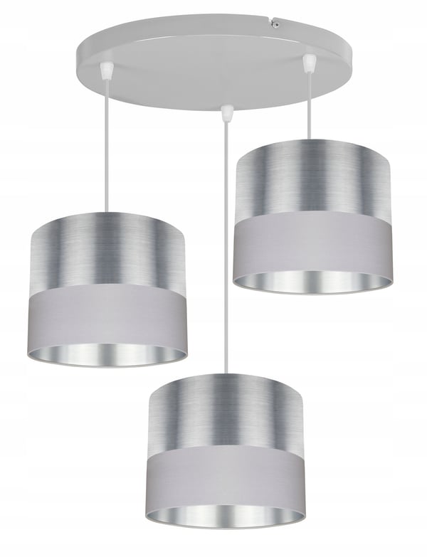 MODERNE LOFTHÆNGELAMPE, KROM LAMPESKÆRM, LED