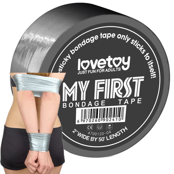 Lovetoy bondagetejp grå