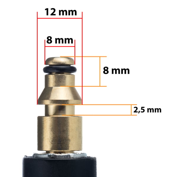 Forlængelsesslange højtrykslang 15m QC Stihl/Nilfisk/Gerni Quick Connect til højtryksspuler