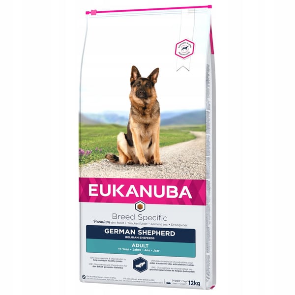 Eukanuba schæferhyrde kylling tørt hundefoder 12kg
