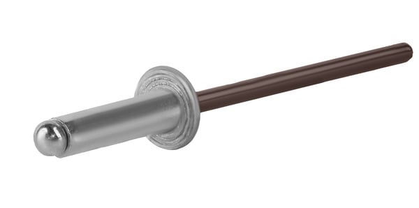 Aluminium öppna nitar 3,2x8mm RAL8017