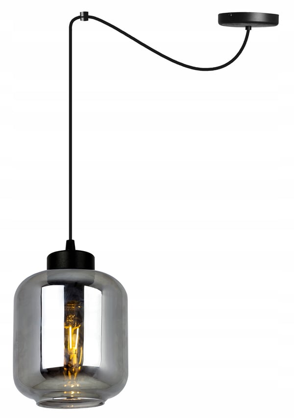 MODERNE ELEGANT HÆNGELAMPE MED GLASSKÆRM