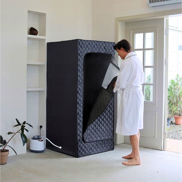 Kannettava Thermo GO -höyrysauna yhdistelmätuolilla Home SPA 180x53x53cm