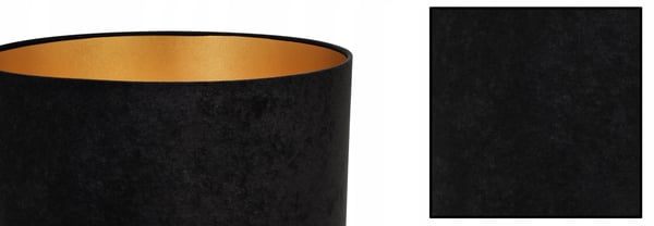 HÆNGENDE LAMPE LOFTSKRONE GYLDEN FLØJLSSKÆRM