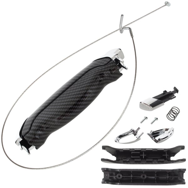 Ford Galaxy 06-15 CARBON käsijarrukahvan korjaussarja (kahva) + käsijarrun lukon vapautusvaijeri 2 kpl. KPL