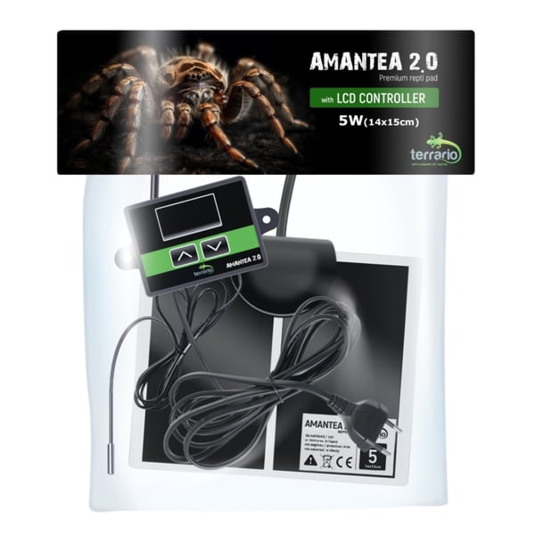Terrario Amantea 2.0 5W - varmemåtte med termostat Terrario Amantea 2.0 5W - varmemåtte med termostat