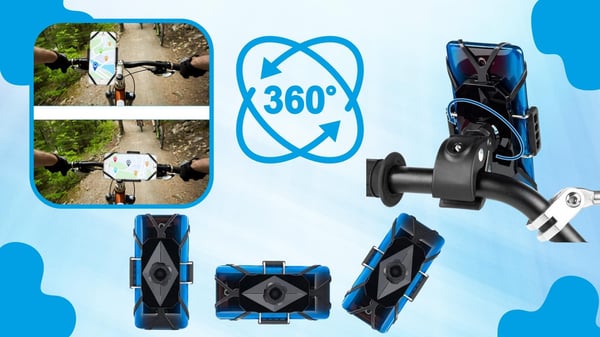 Blashorn 360 pyörivä puhelinpidike pyörään
