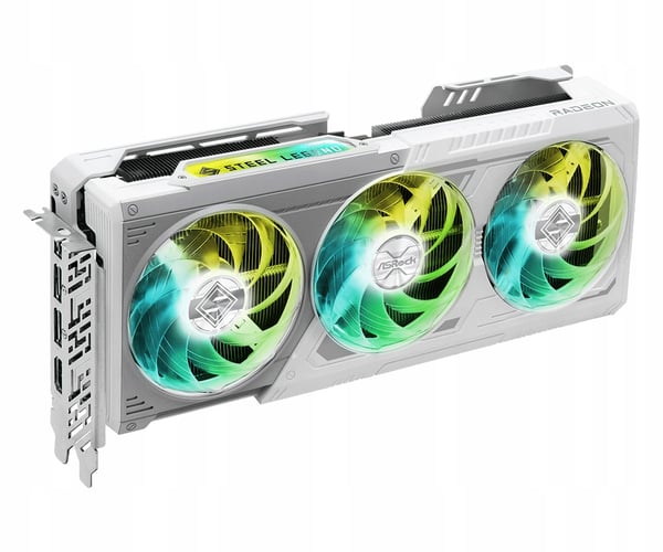 ASRock Rad RX 9070 XT Steel Legend 16GB grafikkort