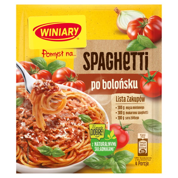 Winiary Idea... Spaghetti Bolognese 44 g