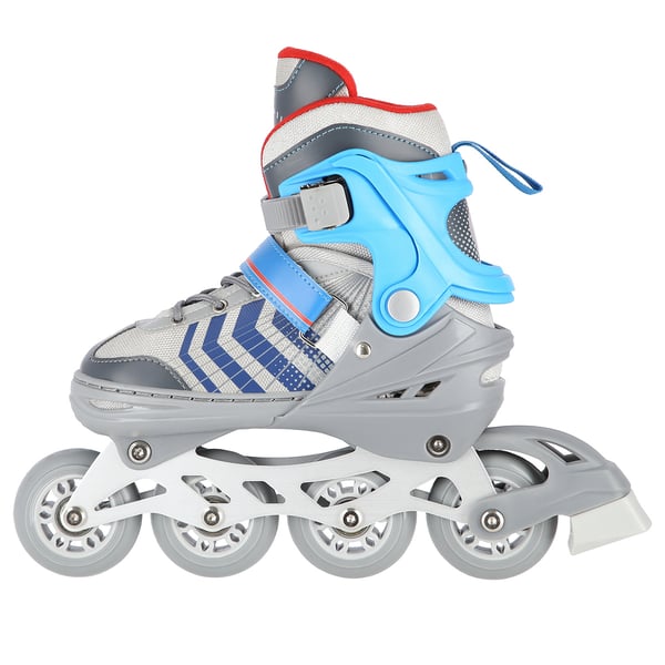 NH18192 4i1 grå-blå inline skøjter med hockeywheel NILS EXTREME NH18192 4i1 grå-blå inline skøjter med hockeywheel NILS EXTREME - 5907695591835