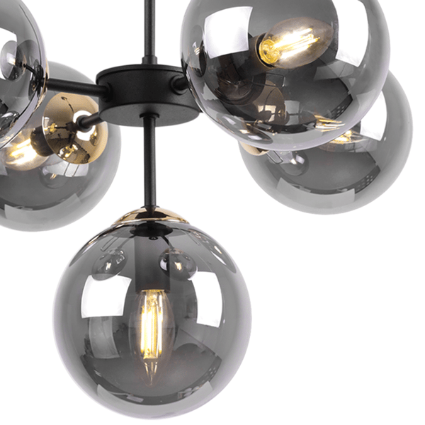 KATTOVALAISIMEN JA KATTOVALAISINTEN LOFT GLAMOUR MUSTA