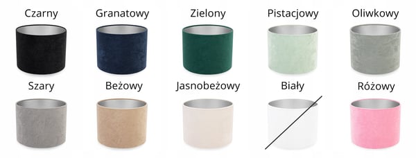 MODERNI KROMINEN SAMETTIVARJOSTIN 20 CM