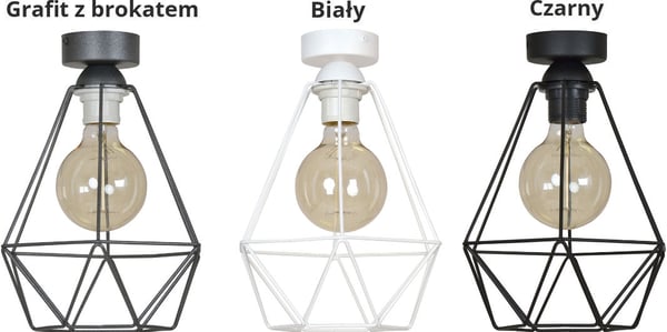 Moderne loftslampe Loft Retro 1x60W