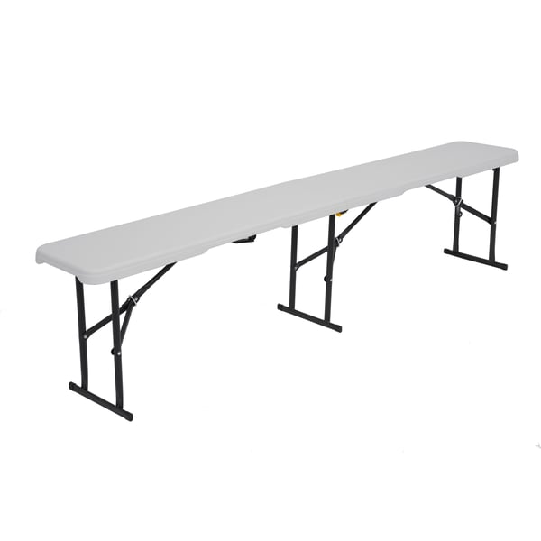 Sammenklapning havebænk 183 cm hvid NC3404 NILS CAMP