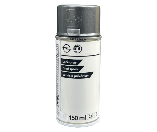 Originalfärg för OPEL 205V Set 2x150ml Spray Seidengrau Met.