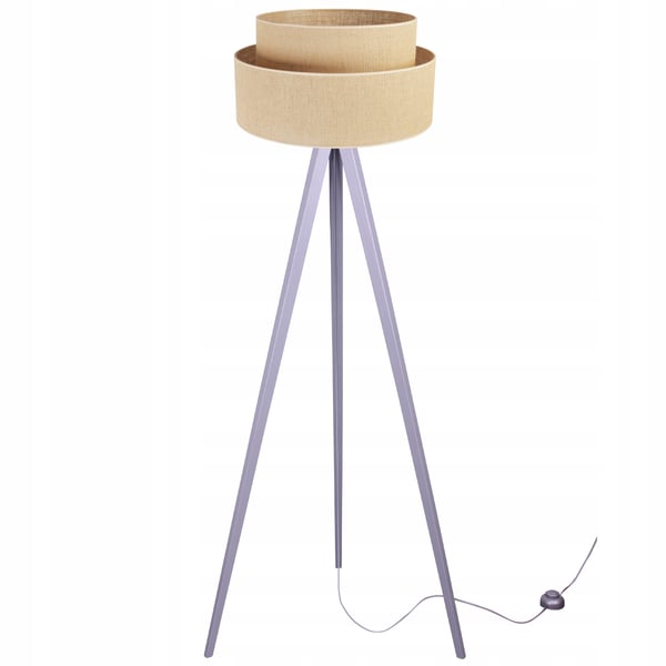 GULVLAMPE MED TRÆSKÆRM MED STATIV 45 CM CAKE
