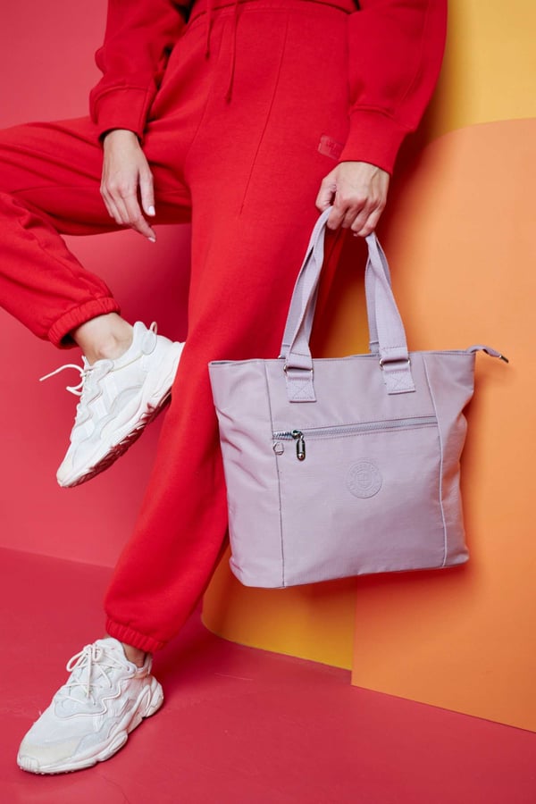 Tilava naisten shopper-laukku nailonia - Peterson