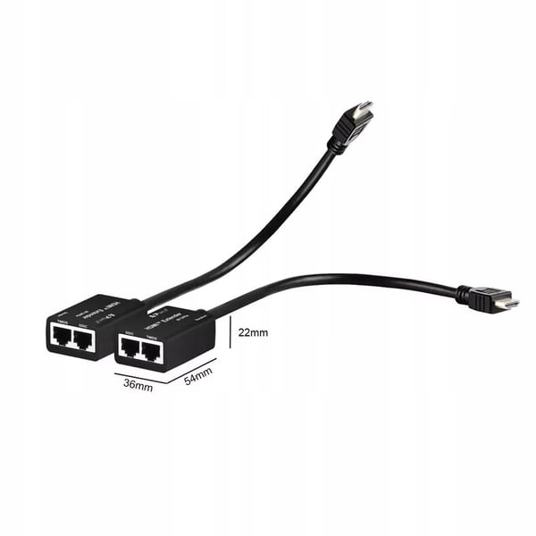 HDMI til LAN-konverterkabel over parsnoet RJ45 30M