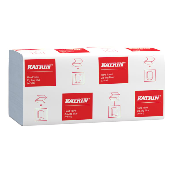 Katrin ZZ pyyhe sininen 5000 kpl, 1 vrk