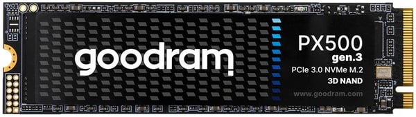 Goodram PX500 Gen.3 SSD 1TB M.2 2280 PCIe Gen.3 NVMe 1.4 (3300/2700 MB/s)