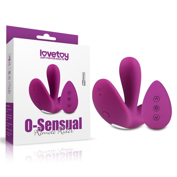 Lovetoy O-Sensual Remote Rider vibrator kaukosäätimellä
