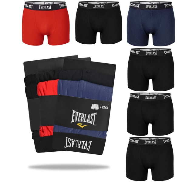 Everlast miesten puuvillaiset bokserit BM403 6 kpl koko L
